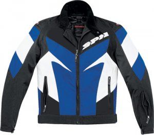 SPIDI TRACKSTER TEX JACKET BLACK/BLUE M