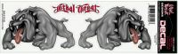 LETHAL THREAT  STICKERS BULLDOGS 3X10