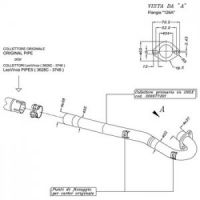 LeoVince X3 MX X3 HEADER PIPE KIT: 2007-2009 HONDA CRF 150 R