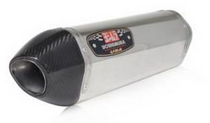 ZX-10R ’ 2009 - R-77 Stainless/Stainless Slip-On - Carbon End-cap