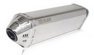 ZX-10R ’ 2009 - R-22 Stainless/Stainless Slip-On