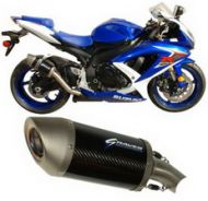 Graves Motorsports Cat Back High Mount Slipon Exhaust Stainless Steel w/Carbon Fiber Short