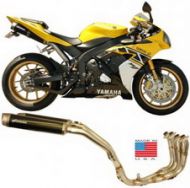 Graves Motorsports Full Exhaust System Stainless Steel w/Carbon Fiber Silencers