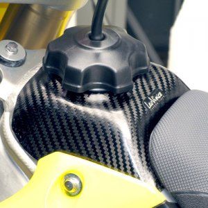 LeoVince X3 CARBON FIBER FUEL TANK COVER :2010 SUZUKI RM-Z 250