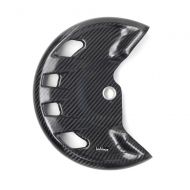 LeoVince X3 CARBON FIBER  FRONT DISK GUARD: 2008-2009 YAMAHA YZ 450 F