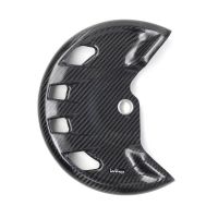 LeoVince X3 CARBON FIBER FRONT DISK GUARD :2005-2009 HONDA CRF 450 X