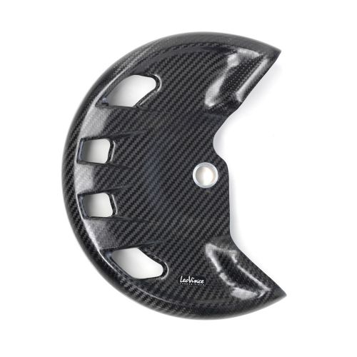 LeoVince X3 CARBON FIBER  FRONT DISK GUARD: 2007-2009 YAMAHA YZ 250 F