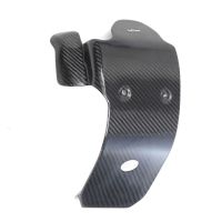 LeoVince X3 CARBON FIBER GUIDE PLATE WITH ENGINE CASE GUARD :2008-2010 KTM 250 EXC-F