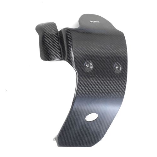 LeoVince X3 CARBON FIBER GLIDE PLATE WITH CASE GUARD: 2007-2010 YAMAHA WR 250 F