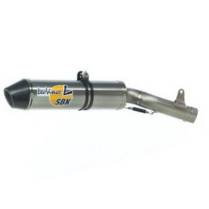 LeoVince SBK Factory SBK FACTORY EVOII TITANIUM W/ CARBON END CAP: 2004-2007 HONDA CBR 1000 RR