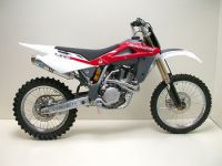 LeoVince X3 MX X3 MOTOCROSS/SM FULL SYSTEM TITANIUM: 2006-2007 HUSQVARNA SMR 450