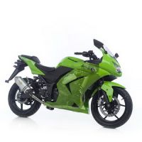 LeoVince SBK Oval SBK OVAL EVOII ALUMINUM FULL SYSTEM WITH CONICAL END CAP: 2008-2009 KAWASAKI ZX-250R Ninja