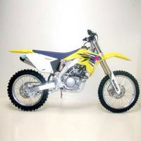 LeoVince X3 MX X3 MOTOCROSS/SM FULL SYSTEM TITANIUM W/ CARBON END CAP: 2007-2009 SUZUKI RM-Z 250